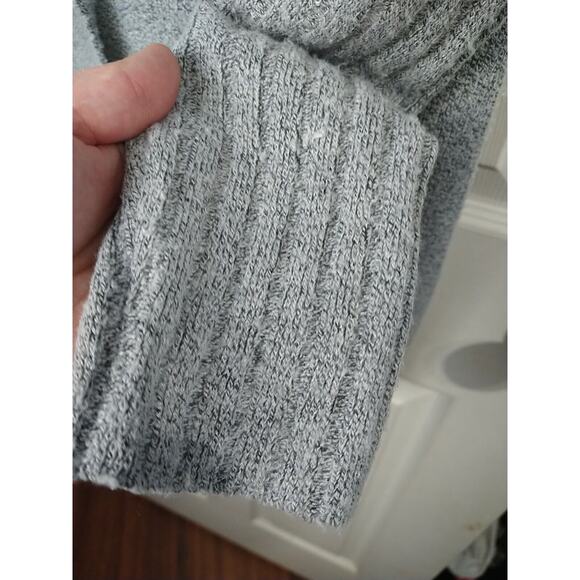 Absolutely Famous Woman M Cardigan Grey Sweater Rib Long Sleeve Cabin Core... - Picture 7 of 10